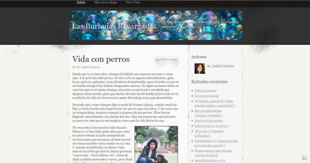 Las burbujas recargadas